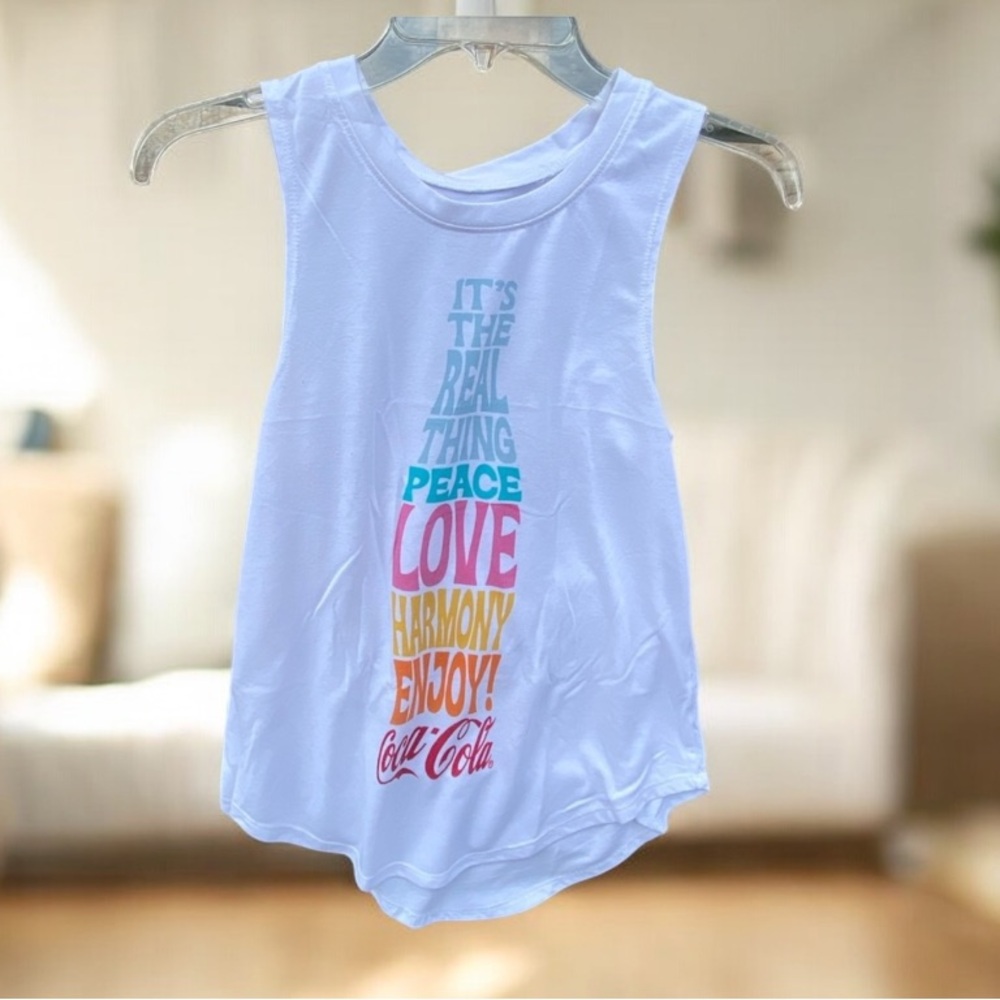 Coca Cola Women's White Tank Top